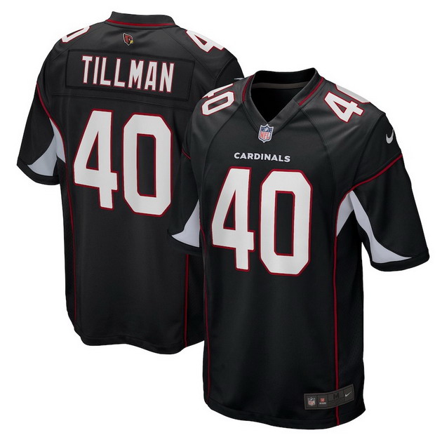 mens nike pat tillman black arizona cardinals retired player alternate game jersey